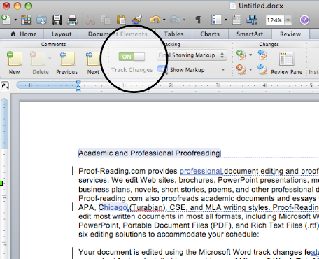 create section in word for mac 2011